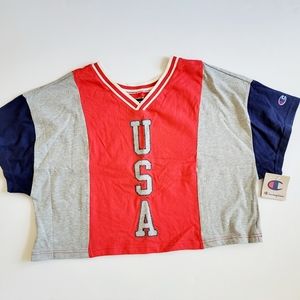 New Champion Croptop USA 19